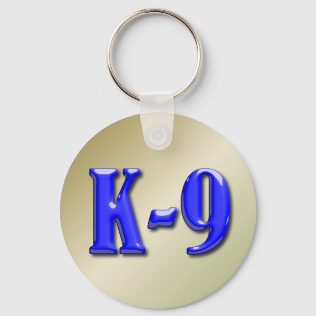 Thin Blue Line Key Ring (Front)