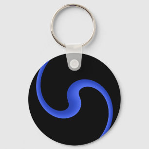 Thin Blue Line Key Ring