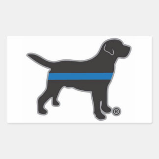 Thin Blue Line Lab Sticker