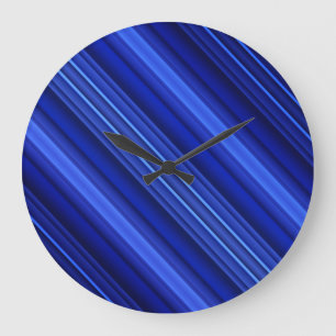 Thin Blue Line Large Clock