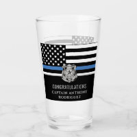 Thin Blue Line Law Enforcement Police Retirement