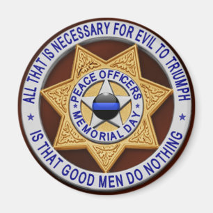 Thin Blue Line Magnet