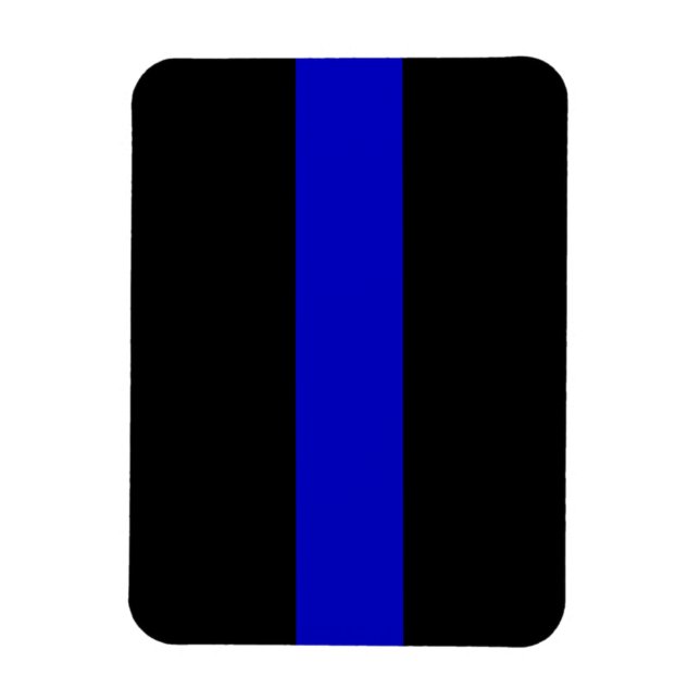 Thin Blue Line Magnet (Vertical)