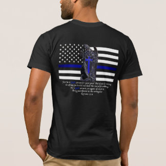 Thin Blue Line Michael the Archangel T-Shirt