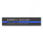 Thin Blue Line Minimal Personalised Police