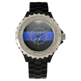 Thin Blue Line - Monogram Watch