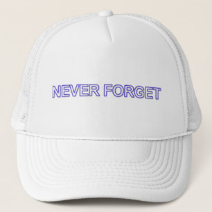 Thin Blue Line - Never Forget Trucker Hat