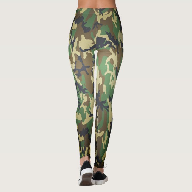 Thin Blue Line - Nuthin' But Camo Leggings (Back)