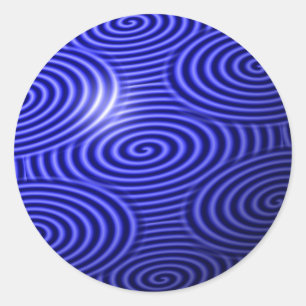Thin Blue Line One-of-a-Kind Classic Round Sticker