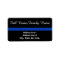 Thin Blue Line Personal White Text