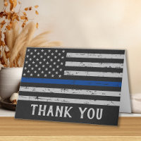 Thin Blue Line Personalised Police Officer