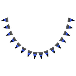 Thin Blue Line Police Bunting