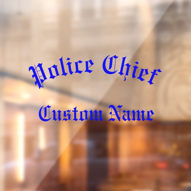 Thin Blue Line Police Chief (Sheet 2)