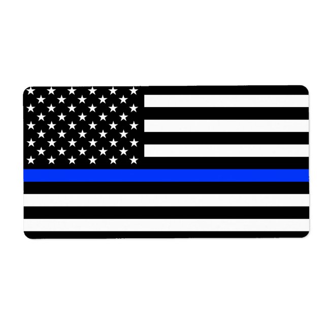 Thin Blue Line Police Flag (Front)