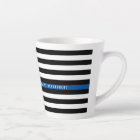 Thin Blue Line Police Flag Monogram