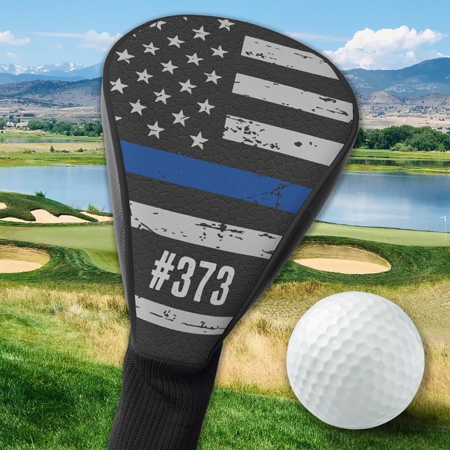 Thin Blue Line Police Golf Head Cover (Creator Uploaded)