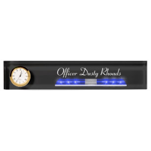 Thin Blue Line - Police Light Bar Nameplate
