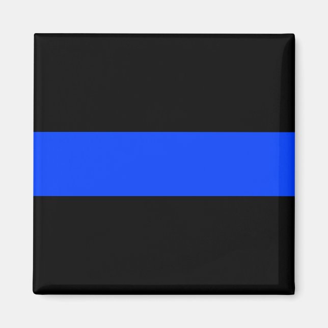 Thin Blue Line Police Magnet (Front)