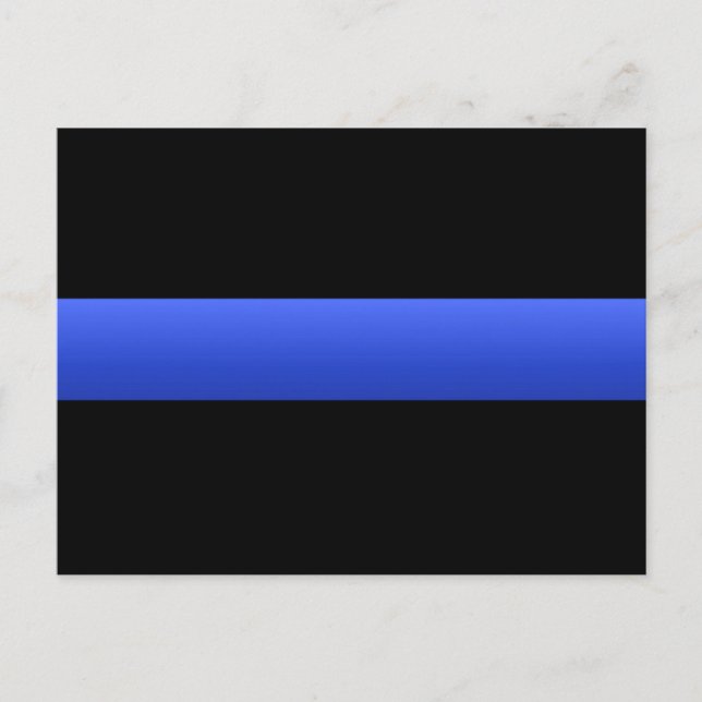 Thin Blue Line Postcard (Front)