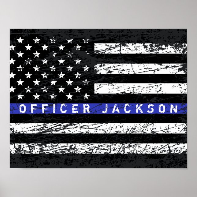 Thin Blue Line Poster (Front)