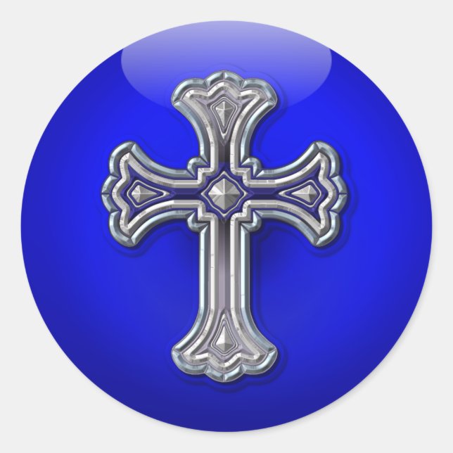 Thin Blue Line Prayer For Safety Classic Round Sticker (Front)