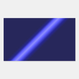 Thin Blue Line Rectangular Sticker