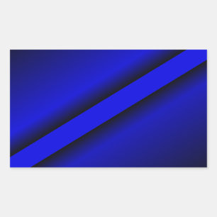 Thin Blue Line Rectangular Sticker