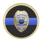 Thin Blue Line Retired Police Badge