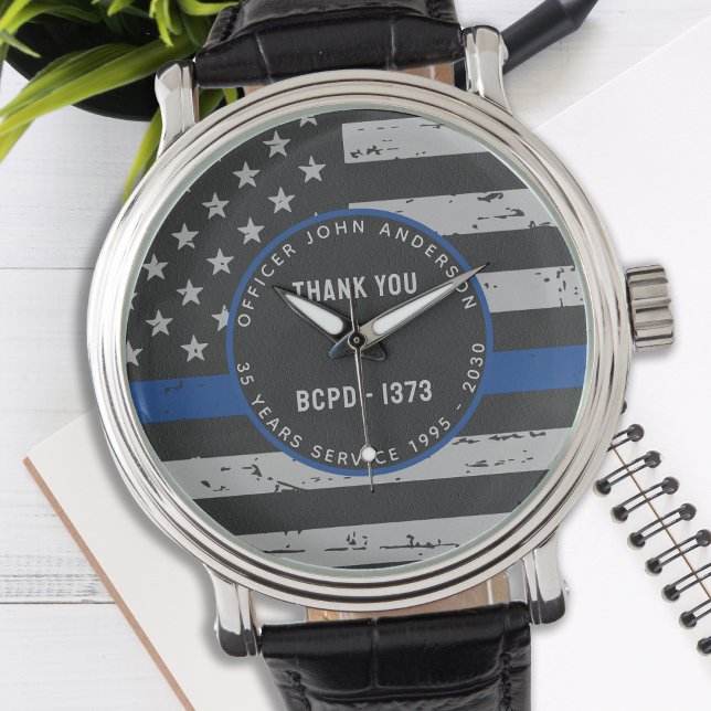 Thin Blue Line - Retirement - Thank You Police Watch (Creator Uploaded)