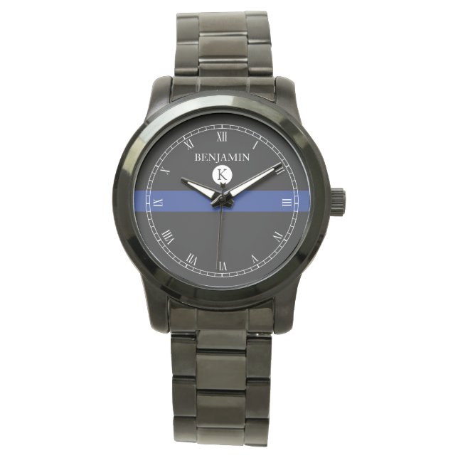 Thin Blue Line Serviceman Watch (Front)