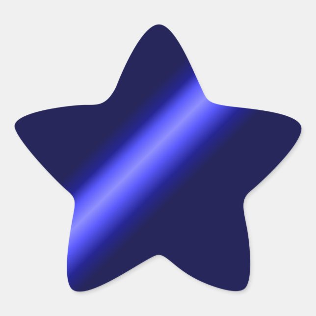 Thin Blue Line Star Sticker (Front)