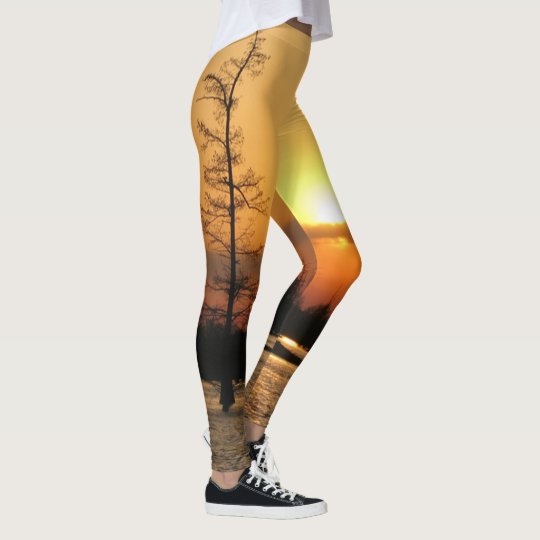 Thin Blue Line - Sunrise at Millwood Leggings