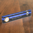 Thin Blue Line - Super Hi Res Police Supvr Badge