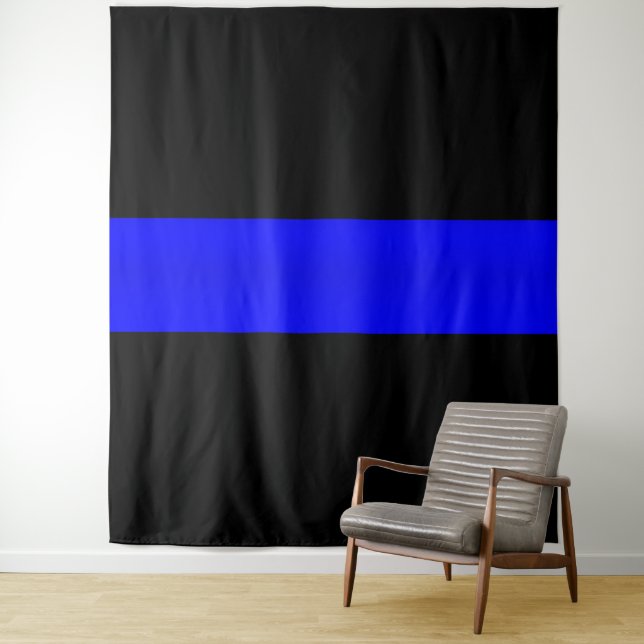 Thin Blue Line Tapestry (In Situ)