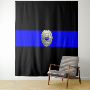 Thin Blue Line Tapestry