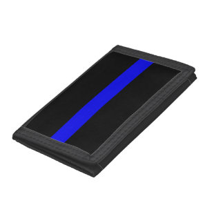 Thin Blue Line Trifold Wallet