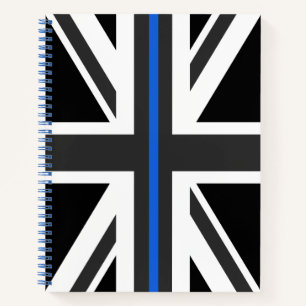 Thin Blue Line UK Flag Notebook