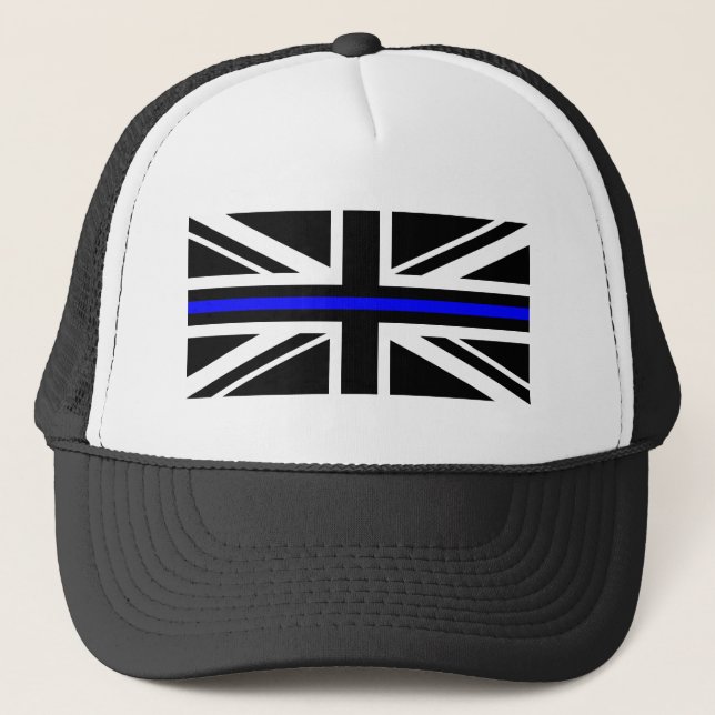 Thin Blue Line - UK Trucker Hat (Front)