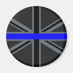 Thin Blue Line Union Jack Magnet