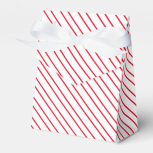 Thin Candy Striped Valentine Favour Box
