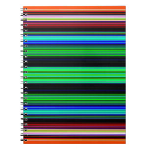 Thin Colorful Stripes - 1 Notebook