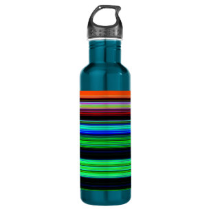 Thin Colourful Stripes - 1 710 Ml Water Bottle