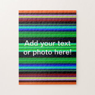 Thin Colourful Stripes - 1 Jigsaw Puzzle