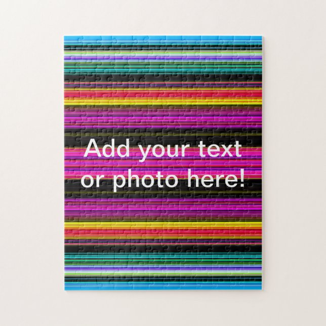 Thin Colourful Stripes - 2 Jigsaw Puzzle (Vertical)