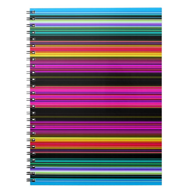 Thin Colourful Stripes - 2 Notebook (Front)
