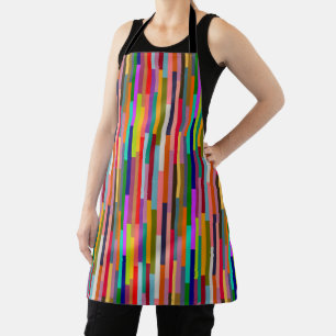 Thin Colourful Stripes  Apron