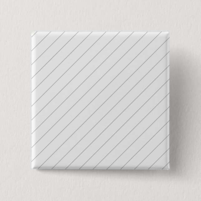 Thin Diagonal Lines 15 Cm Square Badge (Front)
