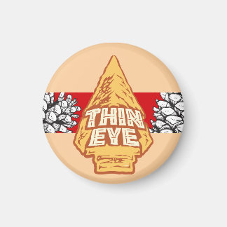 Thin Eye Button Magnet