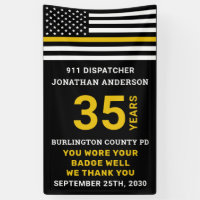 Thin Gold Line 911 Dispatcher Retirement Party