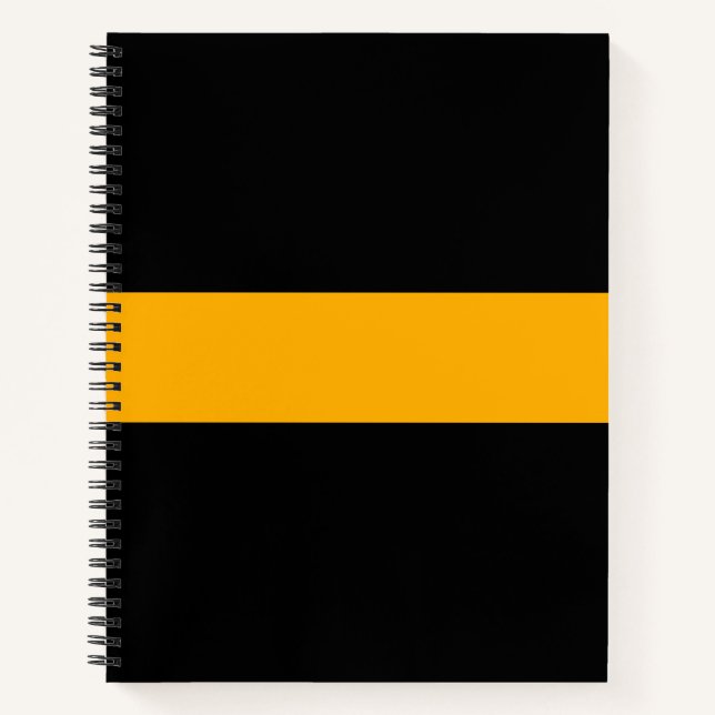 Thin Gold Line Dispatch Notebook 8.5" x 11" (Front)